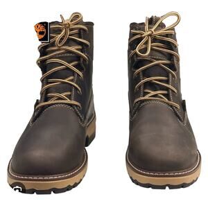 Timberland Pro Womens Hightower 6 Inch Alloy Safety Toe Brown Work Boots-Sz: 7.5
